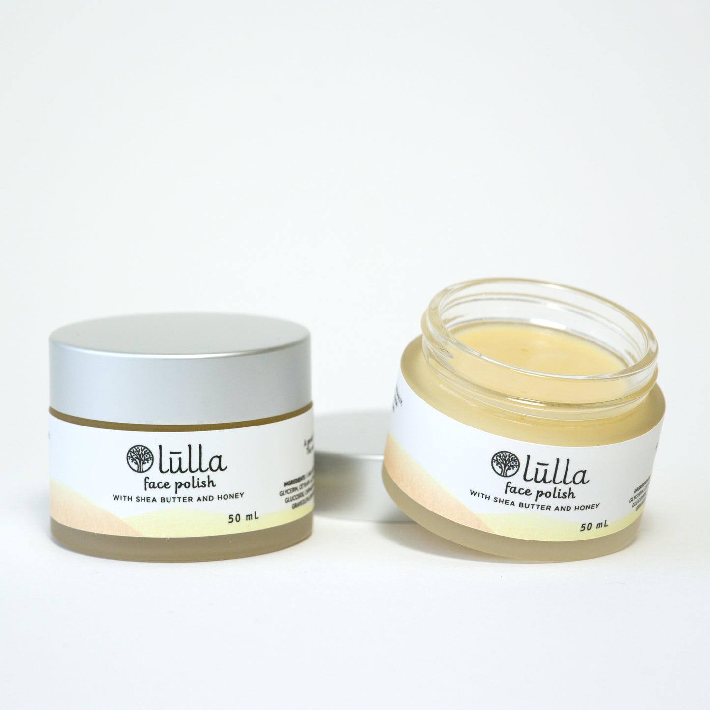 Exfoliate delicate skin with shea butter polish